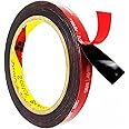 Double Sided Tape Heavy Duty, 3M 5952 VHB Mounting Adhesive Tape 1/2 in x 15.4 ft, Waterproof Adhesive Strips Tape for Indoor & Outdoor, Automotive Trim, Garage,LED Strip Lights, Home Decor