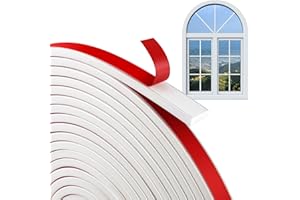 moonoom 33 Ft Window Grille Inserts Grid Kit- PVC Self-Adhesive Window Trim Molding- Flexible Moulding Trim Grid Inserts for 