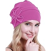 osvyo Cotton Chemo Turbans Headwear Beanie Hat Cap for Women Cancer Patient Hairloss