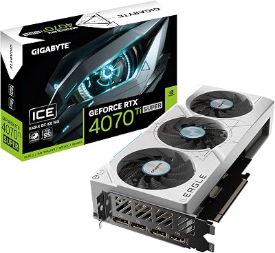 Gigabyte NVIDIA RTX 4070 Ti SUPER EAGLE OC ICE 16GB GDDR6X Graphics Card