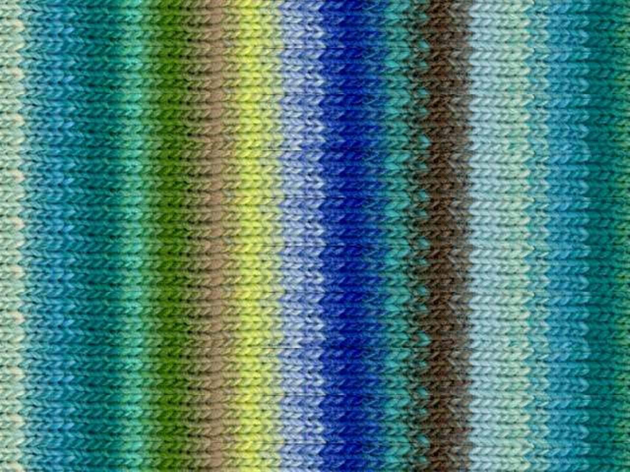 Noro Kureyon, 344 - Jade-Sky-Lemon-Lime-Nut-Royal