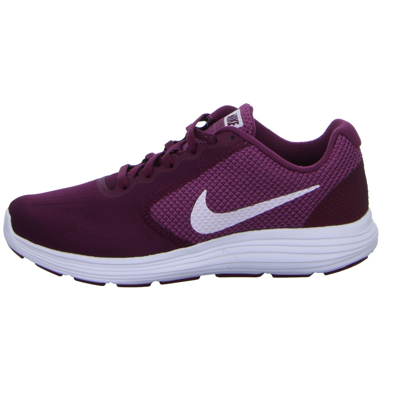 nike women's revolution 3 / wht-tea berry running shoes