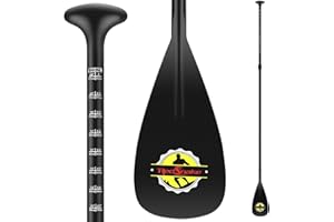 REDSNAKE Full Carbon Fiber SUP Paddle - 3 Piece Adjustable Stand Up Paddle Board Paddles - reliable, Lightweight & Floating Paddleboard Oar Hyrdrodynamic Blade for Power Performance for Efficient Strokes