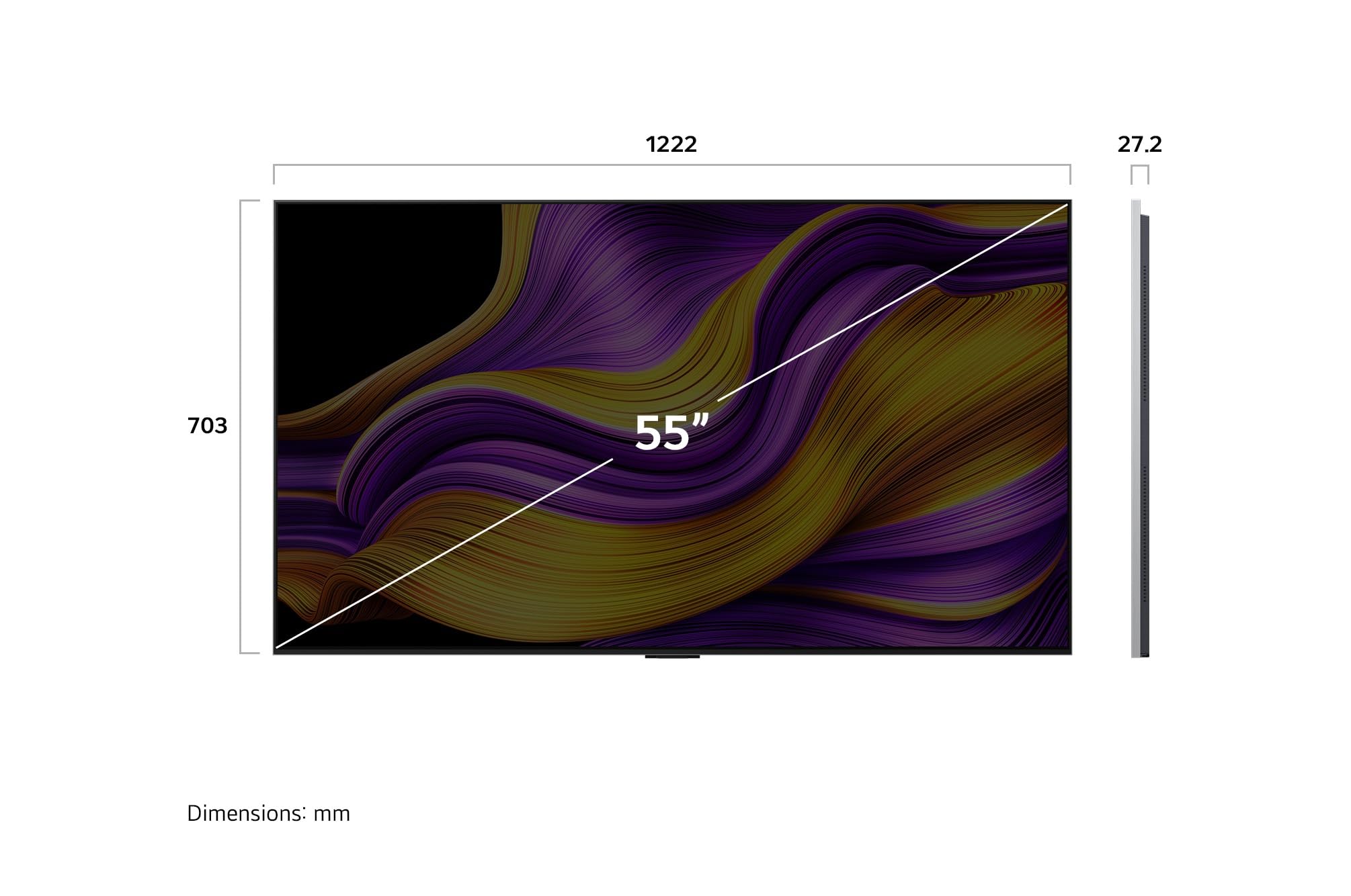 LG OLED55G57LW TV 55 Zoll (139 cm) 4K OLED evo AI TV (α11 Gen2 4K AI Prozessor, webOS 25, 120Hz (VRR bis zu 165Hz)) [Modelljahr 2025] 5