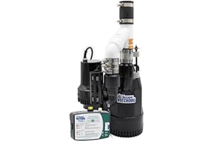 The Basement Watchdog Big Combo CONNECT Preassembled Primary & Battery Backup Sump Pump System - WiFi-Capable w/Add-on Module (CITS-50)
