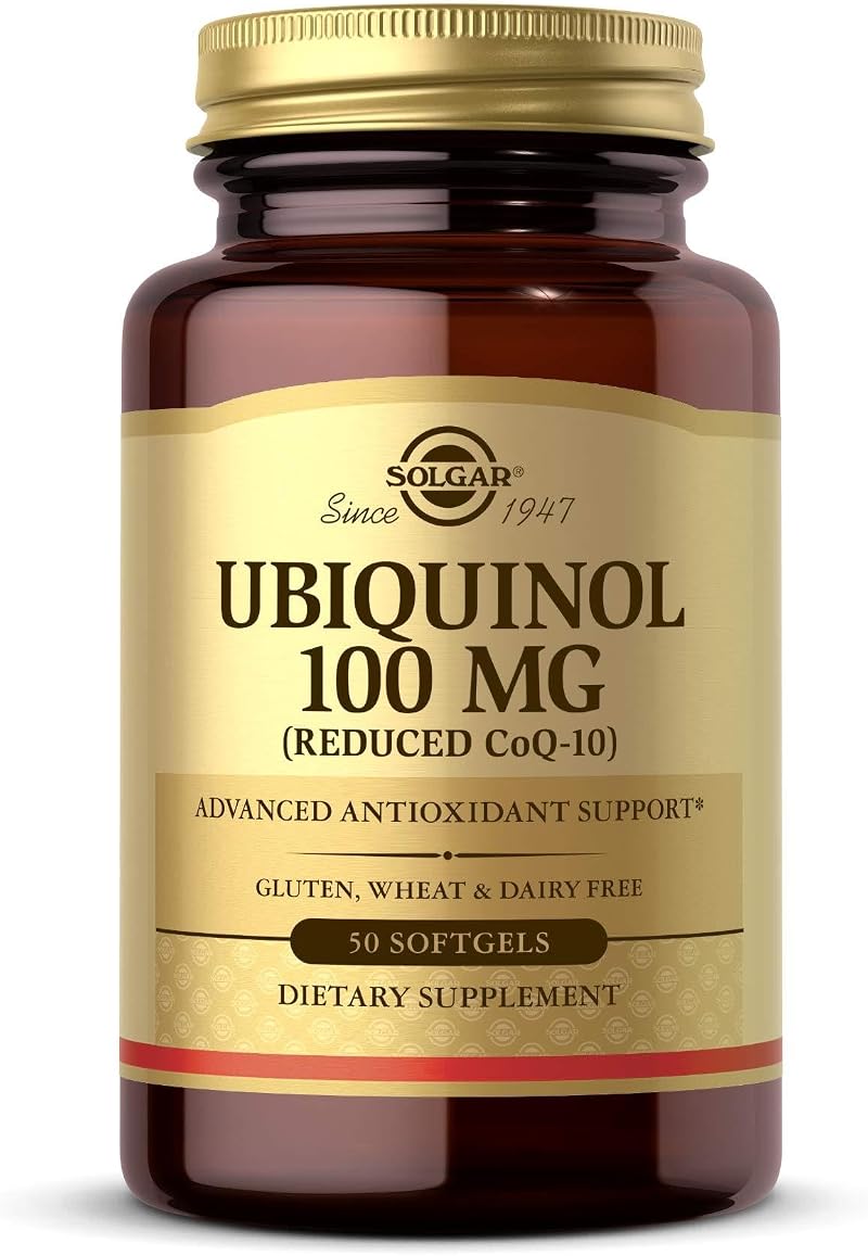 Solgar Ubiquinol 100 mg Softgels 50 Count Ubiquinol KanekaQH