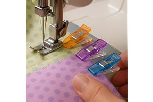 60 Pcs Sewing Clips for Fabric and Quilting, Multipurpose Quilt Clip for Quilting Supplies, Multi-Colored Plastic Clips for S
