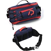 RIDEIRON Fanny Pack, Motorcycle Waist Bag | 40% Expandable Capacity, 3D Mesh Padding, Adjustable Waist Belt, Interior Key Loops, Compact Lightweight, Cycling