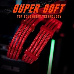 AsiaHorse 18AWG PSU Cable Extension Sleeved Custom