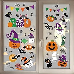 232 Pcs Halloween Decorations Window Clings
