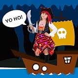 MELAND Girls Pirate Costume Light Up Dress Set 3-10 Years view 4