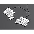 Apos ErgoDox 76 "Hot DOX V2 Split Ergonomic Mechanical Keyboard — Ortholinear, Indicator Screen, QMK/VIA Firmware, RGB, USB-C, PBT Keycaps, Hotswap (Light - Kailh Rose Red Switches)