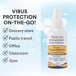 SkinSmart Facial Cleanser Spray to Remove Viruses