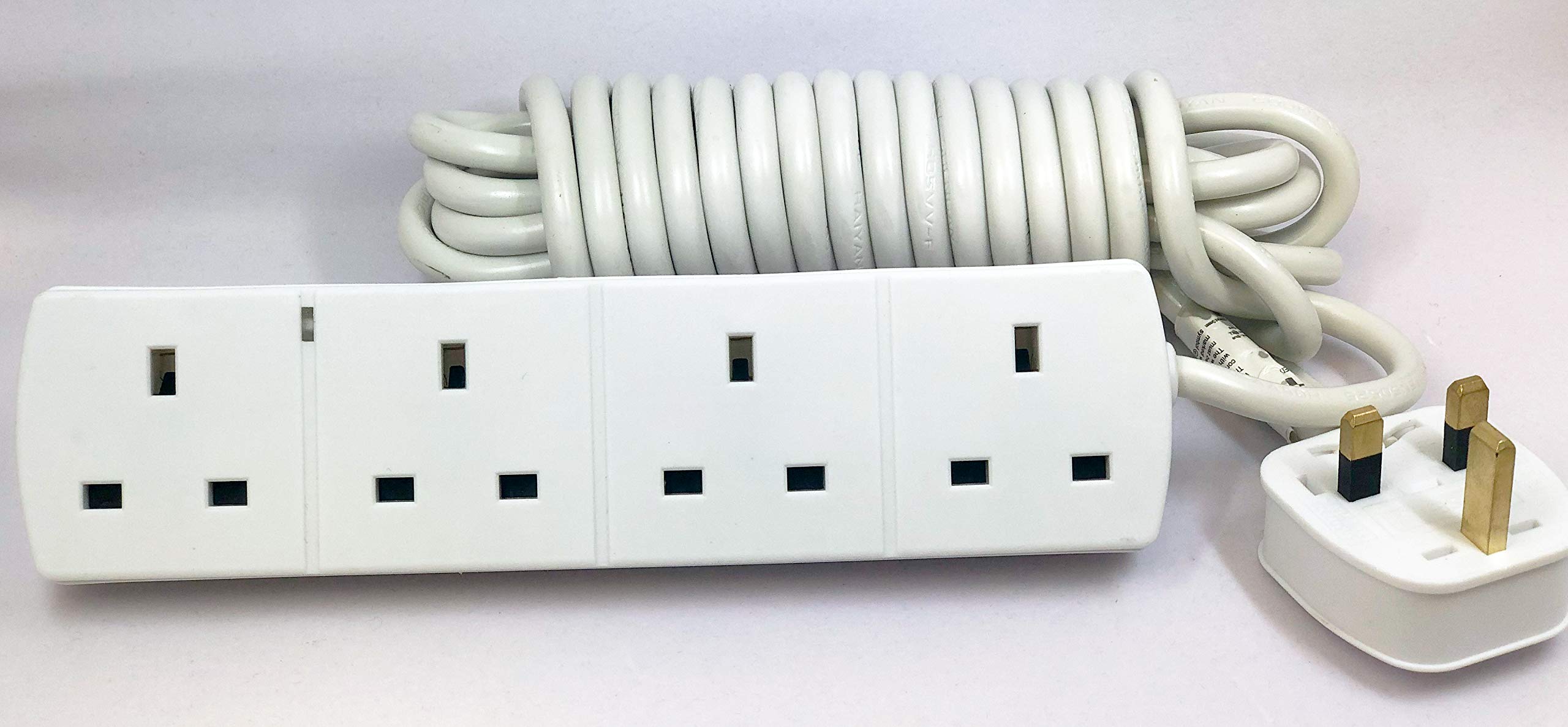 4 Way 5 Metre Extension Lead 13 Amp 240 V AC