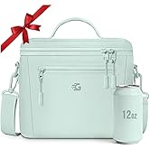 GLORIEROO Insulated Lunch Box Bag Women - Waterproof Leakproof Lightweight Reusable Cooler for Work Picnic