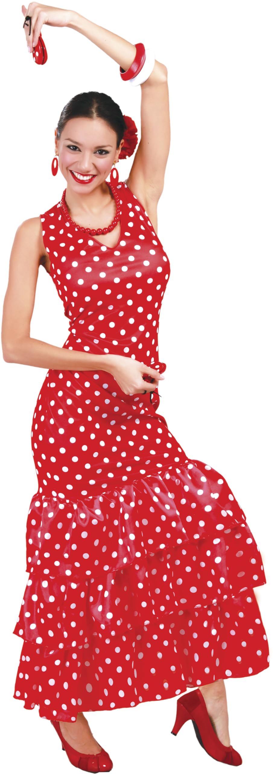 GUIRCA - Adult Flamenco Costume, Size 38-40 (80629.0)