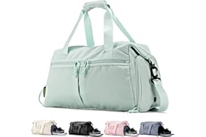 VEAGIA Weekender Duffel Bag with Shoe Compartment And Wet Pocket-Luggage Everyday Overnight Bag for Men and Women Travel-Carry On Gym Bag