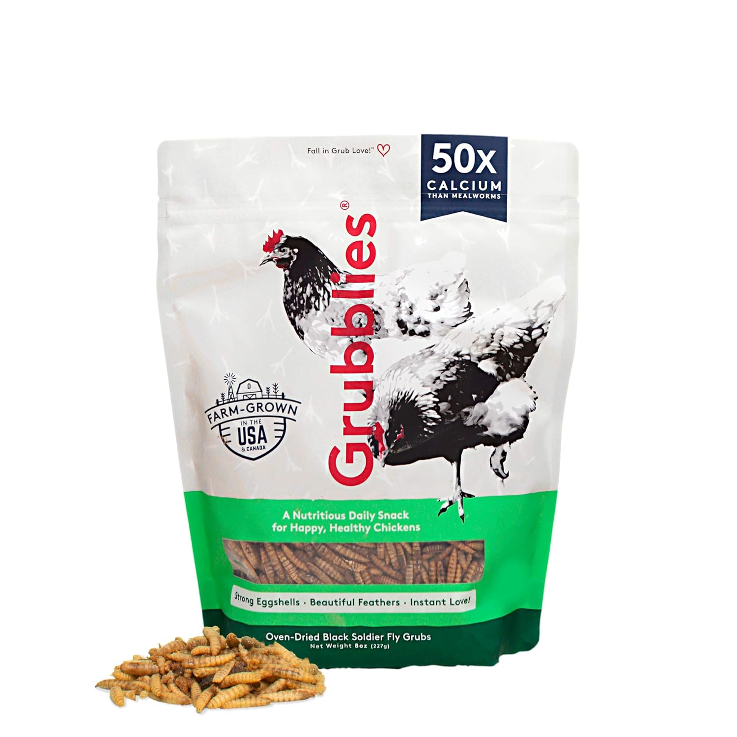 Grubblies Original USA & CA Natural Grubs for Chickens