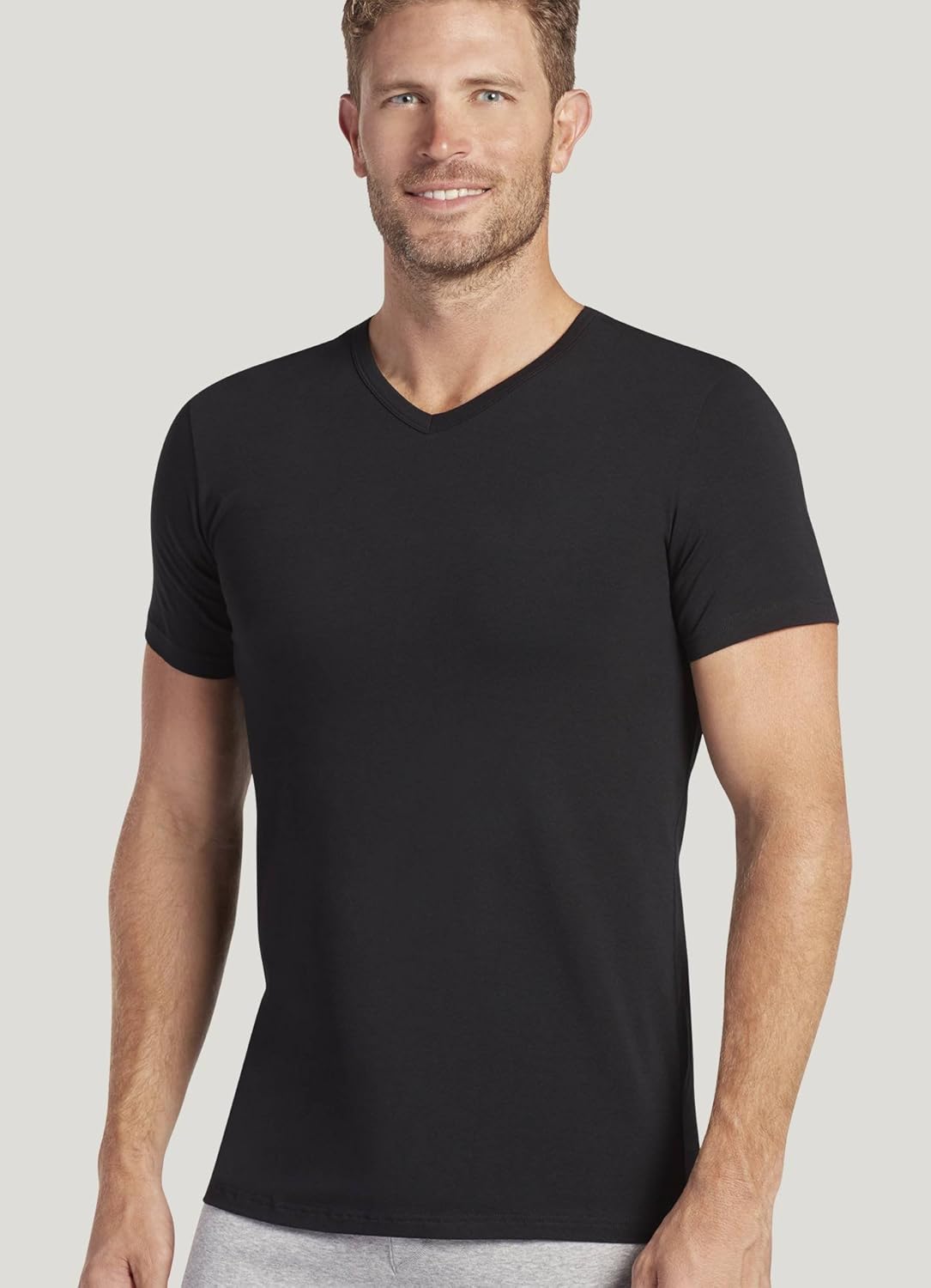 v neck t shirt stretch