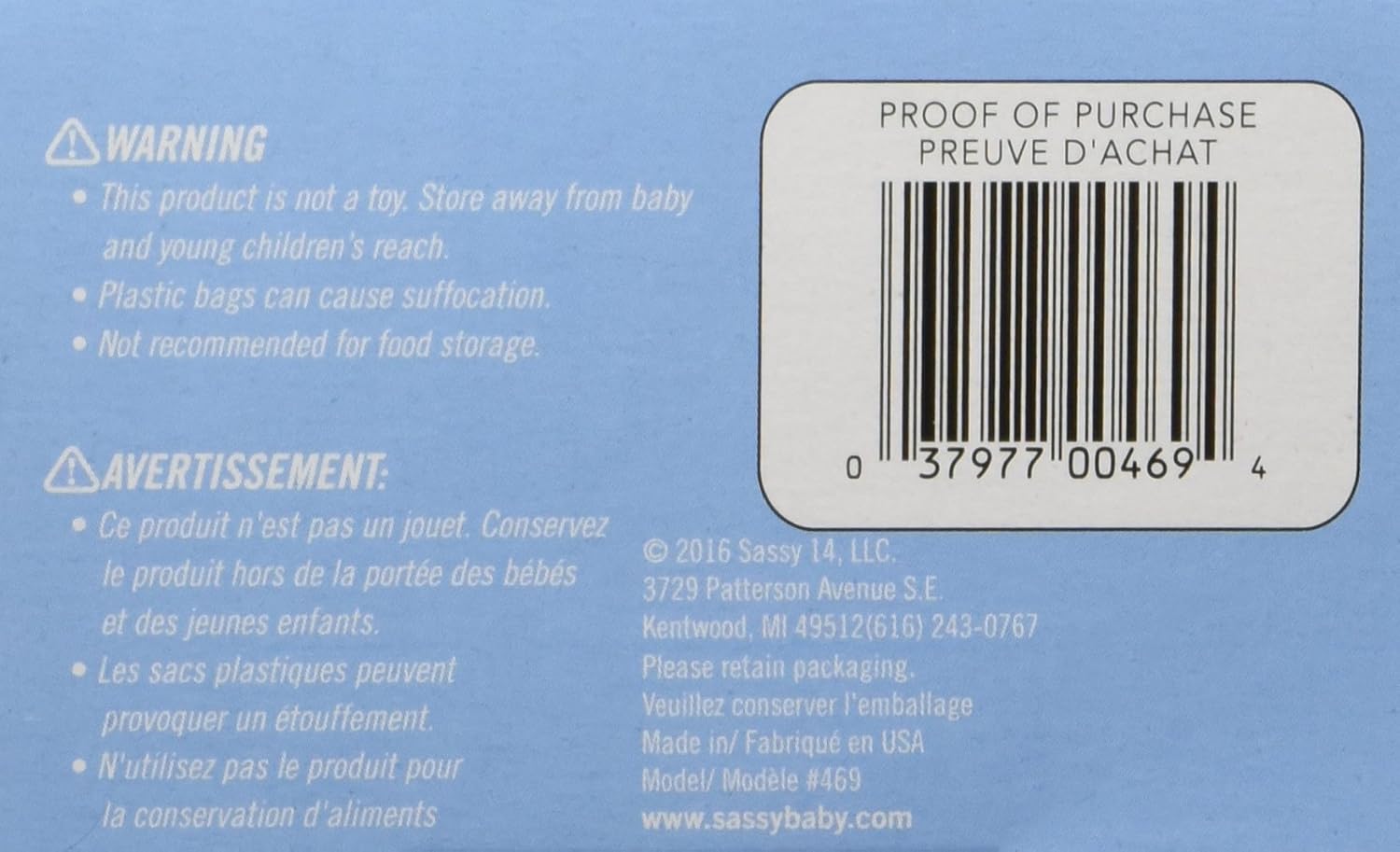 Sassy Baby Disposable 200 Counts Diaper Sacks - Image 4