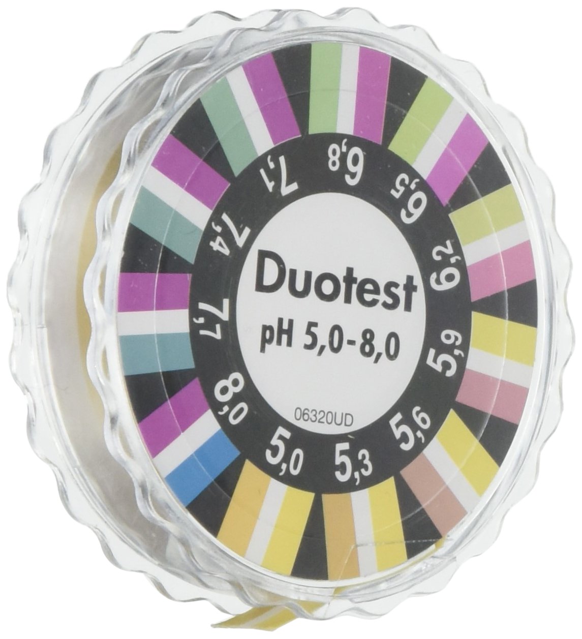 Camlab 1138826 DUOTEST pH 5.0-8.0 Strip, 5 m x 10 mm Reel