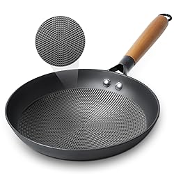 Letschef Non Stick Frying Pans 12inch Cast Iron