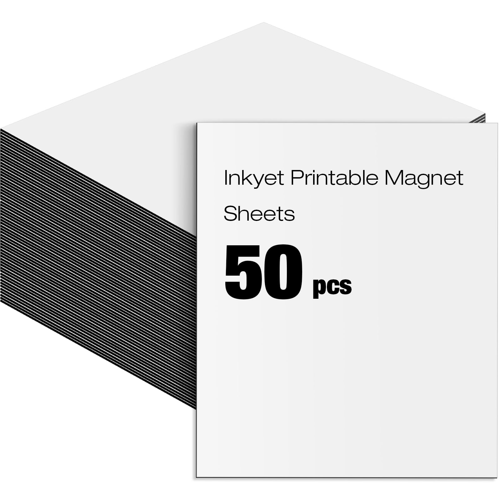 Xuhal 50 Pcs Printable Magnetic Sheets 8 5 X 11 Flexible Glossy Non xuhal-50-pcs-printable-magnetic-sheets-8-5-x-11-flexible-glossy-non