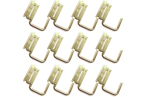 ENJ LASHING ENJ 12 Pack E Track J Hook E Track Accessories for Enclosed Trailer,Workshop & Garage,Maximum Load 1200 Pounds