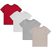 STITCH & STONE Boys 4 Pack Graphic Tees Comfortable Stylish T-Shirts for Ages Size 4-14