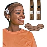 Yuest Wig Grip Headband No Slip Wig Gripper for Keeping Wigs in Place Edge Saver Adjustable Non Slip Grip Band Velvet 2 Pack