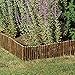 Master Garden Products RWB-12 Rolled Willow Border Fence, 1 by 14-Feet