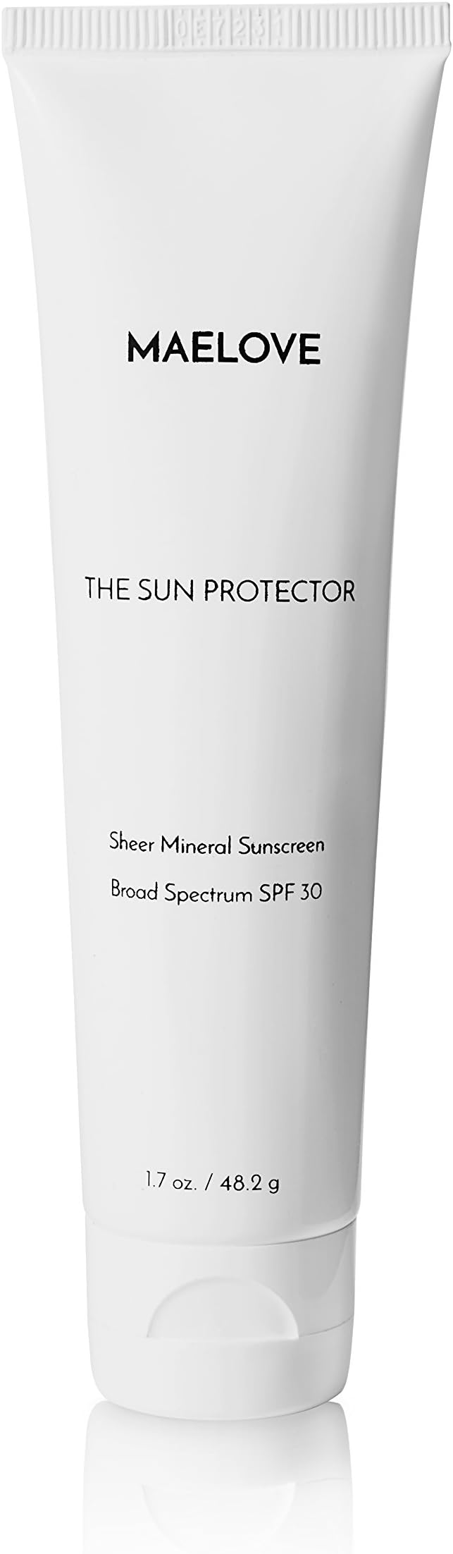 Sheer Mineral Zinc Broad Spectrum SPF 30 Sunscreen by Maelove. Vegan and Natural.