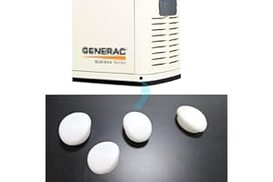 JILINWEI Hole Plug Kit for Generac Generators Home Use,4 Pcs Base Hole Adapter for Generac Whole House Air Cooled Generators,White