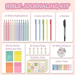 40 Pcs Bible Study Supplies,Bible Journaling Kit