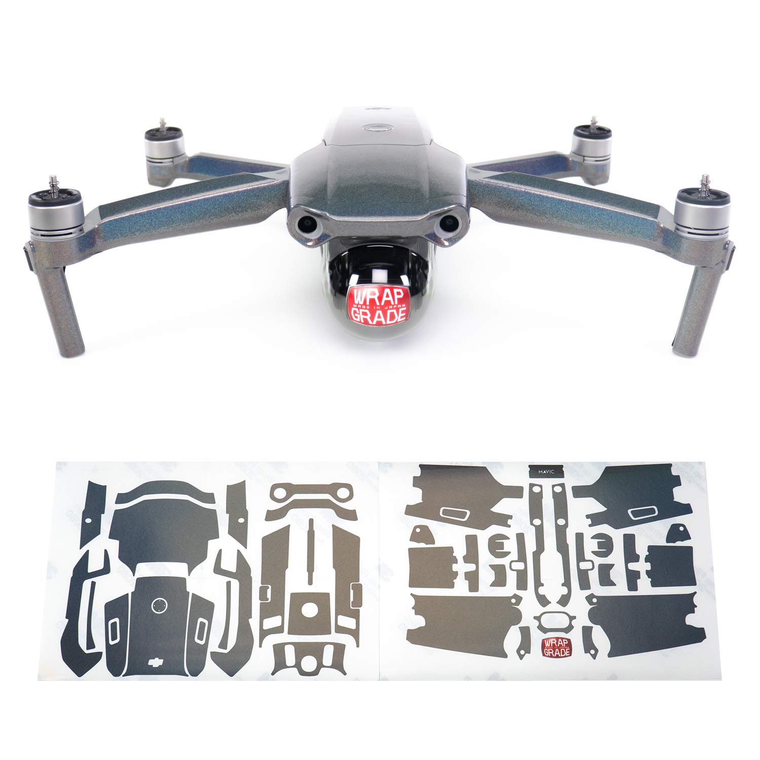 Wrapgrade Main Unit Skin Compatible with DJI Mavic Air 2 (COLORATION-X)