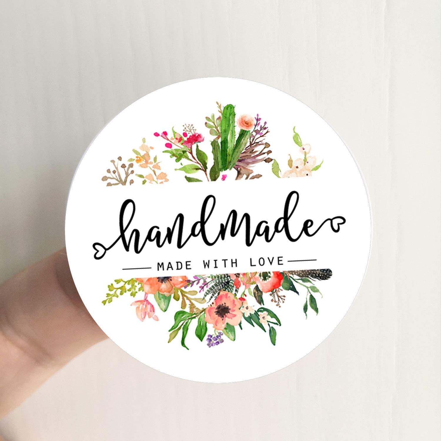 Amazon Handmade Made With Love Stickers Handmade Stickers 