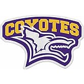 Rico Industries NCAA Kansas Wesleyan Coyotes Shape Cut Pennant - Home and Living Room Décor - Soft Felt EZ to Hang