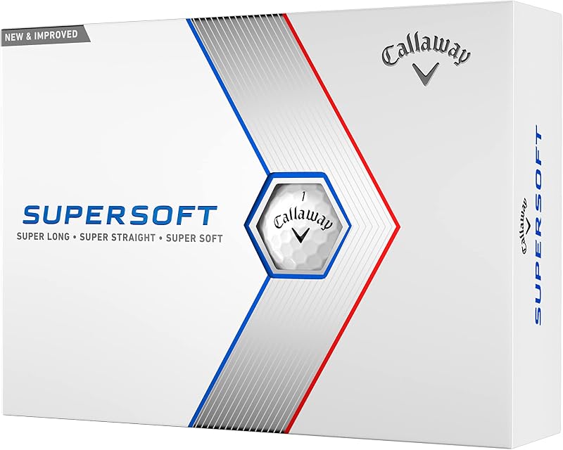 Callaway Supersoft Golf Ball 2023 White Hyper Elastic Core New for 2023