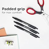 BIC Soft Feel Ballpoint Pens 1.0mm Retractable Black 6 Pack with Comfort Grip view 6
