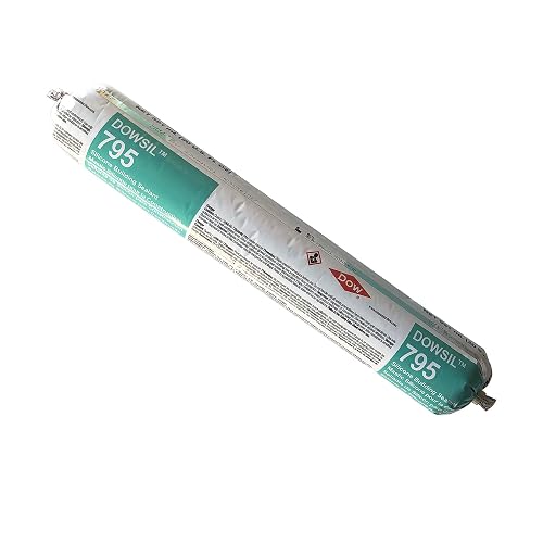Dow Corning 795 Silicone Building Sealant – White, Case Of 12 Cartridges, Made In USA