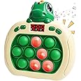 Easter Dinosaur Quick Push Bubble Game,Pop Fidget Light up Puzzle Game Sensory Toys,Easter Basket Stuffers for Kids Boys Girls Toddlers Party Favor