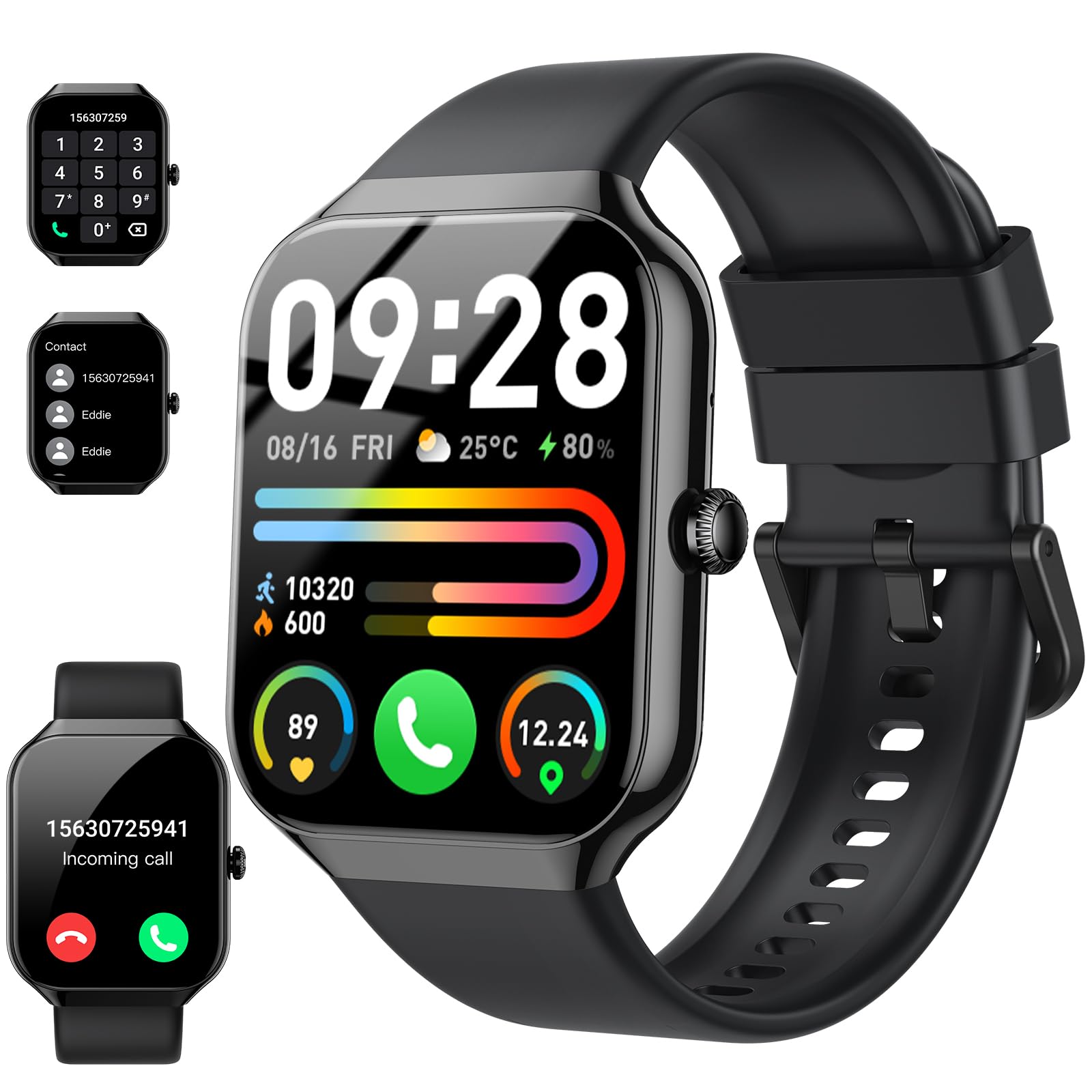 Smart Watch for Men Women Answer/Make Calls, 1.96