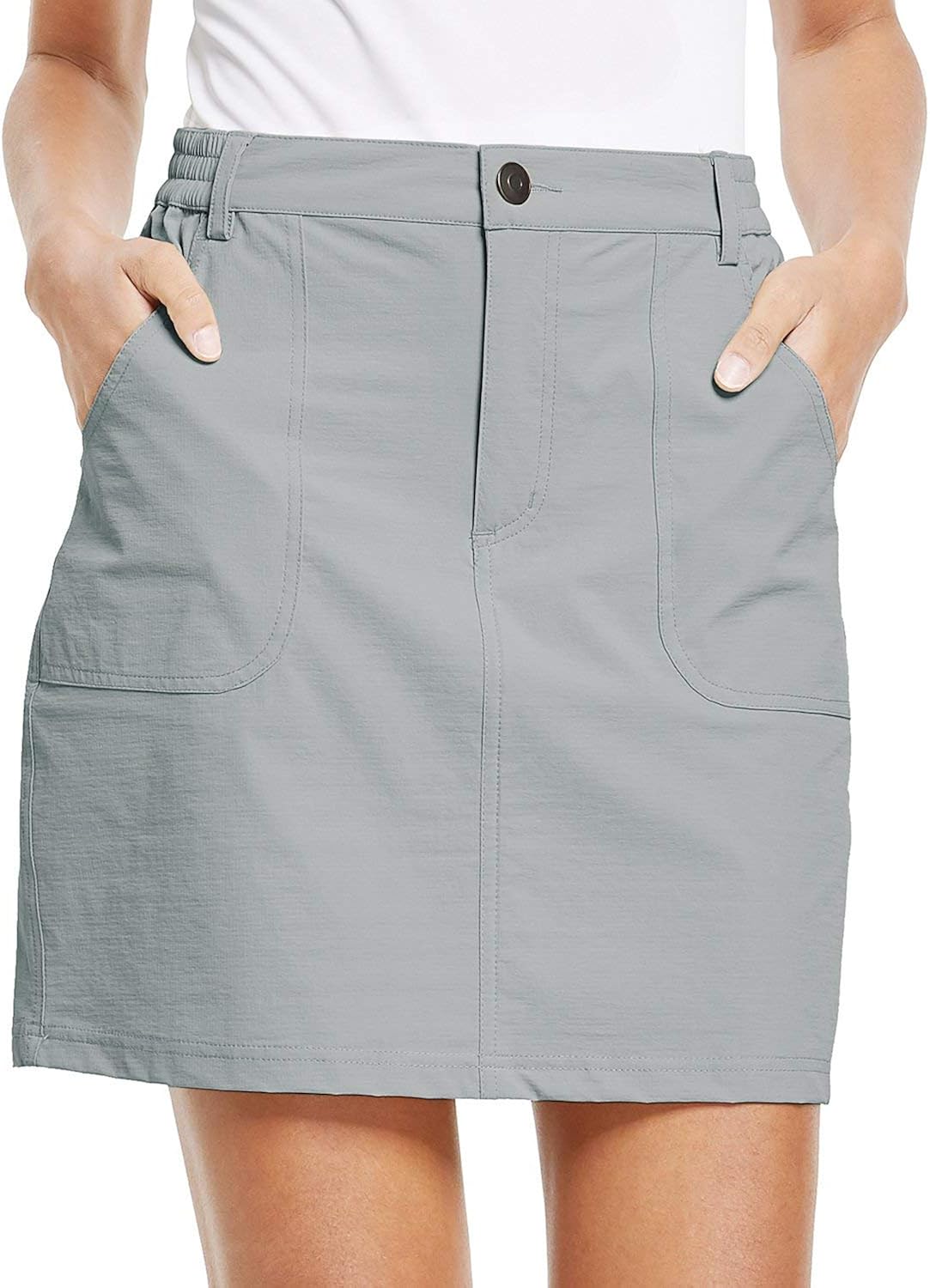 BALEAF Women's Outdoor Skort UPF 50 Active Athletic Skort Casual Skort Skirt with Zip Pockets Hiking Golf: Clothing