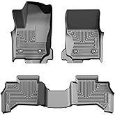 Husky Liners Weatherbeater Floor Mats | Fits 2025-2026 Toyota 4Runner | Front & 2nd Row, 3-pc Black - 96531