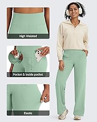 G4Free Wide Leg Pants Loose Casual Stretch Trousers
