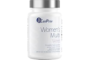 CanPrev Women's Multi 90 v-caps 30-Day Supply - Complete Multivitamin for the Needs of Women - Complete Daily Essential with 