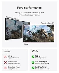 Pixio PXC278 Wave Pink 27 inch 180Hz Refresh Rate