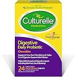 Digestive Health Daily Formula Chewables, One Per Day Dietary Supplement, Contains 100% Naturally Sourced Lactobacillus GG –T