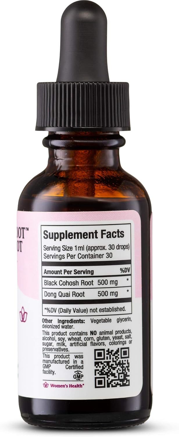 Maxi Health Black Cohosh Root and Dong Quai Root Extract - Women's Formula - 1 Ounce Bottle - Kosher: Health & Personal Care