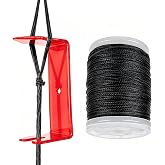 - QI HUO JU - Archery Bow String Separator Tool 131 yard/120m Durable Bowstring Serving Thread Peep Sight String Tool for Compound Recurve Bow Tying Nock Point